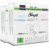 Sleepy Natural Double Soft Avantajlı Mega Paket Bebek Bezi 2 Numara Mini 168 Adet