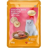 Smartheart Pouch Tavuk ile Pirin&ccedil; ve Havu&ccedil; 85 gr