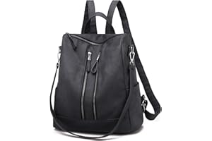 Puwuzixi Women Backpack Waterproof Anti-Theft Lightweight PU Fashion Travel Multipurpose Convertible Purse Shoulder Bag Handbag Backpack