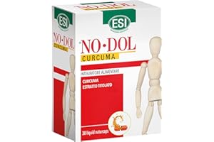 NODOL ESI - No-Dol Curcuma, Integratore Alimentare a Base di Curcuma, Senza Glutine e Vegan, 30 Naturcaps