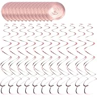18 Stück Doppel-Spiral-Dekowirbel Zum Aufhängen – Party-Deko Für Geburtstag, Hochzeit, Karneval & Silvester