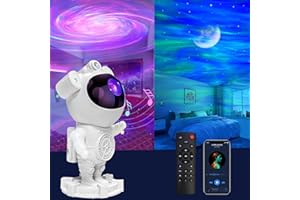AB AttaBoy Aurora borealis Star Proiettore con timer e telecomando, altoparlante Bluetooth, per camera da letto, San Valentino, festa, compleanno, luce notturna