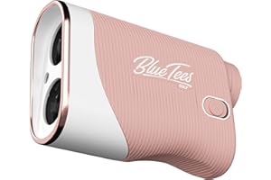 Blue Tees Golf - Série 3 Max - Rose - avec Télémètre Laser avec Commutateur de Pente - portée de 900 Yards, Mesure de la Pente, Bande magnétique, Affichage ambiant, Grossissement 7X