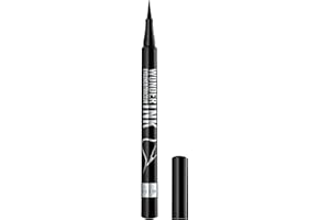 Rimmel - Eyeliner Wonder'Ink - Waterproof - Longue tenue - Mate - Application facile - Noir ( 01 Black) - 1 ml (0.03 FL OZ)