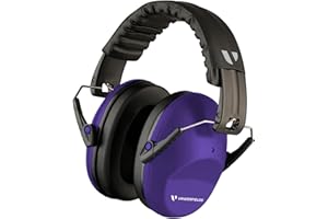 Vanderfields Casque Anti Bruit Adulte, 26dB Certifié CE, Casque Réducteur de Bruit, Protection Auditive Sécuritaire, Casque Sensitif, Casque Anti Bruit pour Autisme, Bricolage, Tonte, Chantier