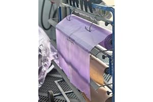 ‎ALLORA AllorA Profi Abdeckfolie | farbhaftende Lackierfolie | Abdeckmaterial für Lackierarbeiten | Lackierschutzfolie (5m x 120m (10 mμ) lila)