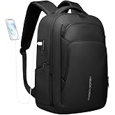 HEROIC KNIGHT Men's Backpack for Laptop Computer 17.3 Inches | With USB A&amp;C Large Capacity 28L Water Resistant, Anti-Theft, L