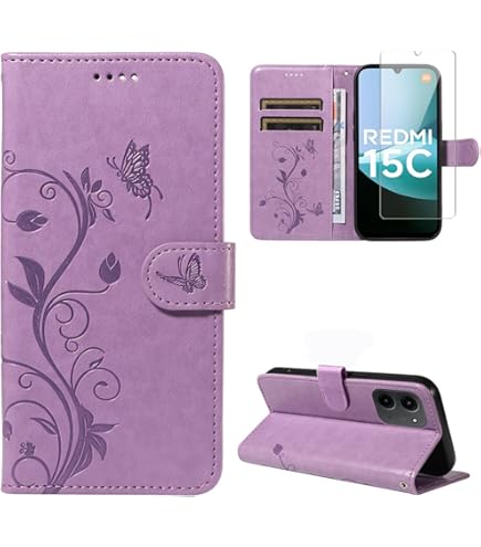 Succtopy Cover per Xiaomi Poco F7 5G Flip Caso in PU Pelle Premium Portafoglio Custodia[Protezione Completa] [Slot Scheda] [Kickstand] Case per Xiaomi Poco F7 5G Blu