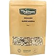 Organic Super Muesli - No Additives, No Preservatives, A Blend of Dried Fruits Nuts & Seeds, Vegan, GMO-Free, Certified Organic - Perfect for Breakfast - Thames Organic 1kg