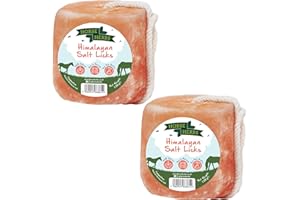 Horse Herbs Himalayan Salt Lick 2 x 1.5kg | 100% Natural Equine Supplement, Digestion Support for Horses & Ponies, Ideal for Hydration & Electrolytes, Easy to Hang