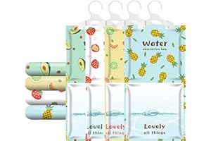 Lemsac - 8 Pack x 500 ml | Bolsas Antihumedad Armarios, Antihumedad Habitacion, Deshumidificador Armarios, Absorbe Humedad Armarios, Antimoho Baño, Deshumidificador para Ropa