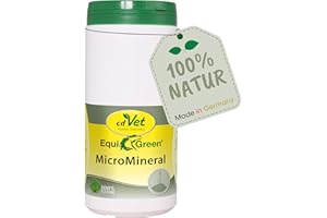 cdVet EquiGreen MicroMineral 1 kg - complément alimentaire pour chevaux, apport minéral 100 % naturel pour chevaux