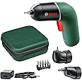 Bosch Home and Garden DIY Tools Avvitatore elettrico IXO Set, 6ª generazione, verde, con attacchi vite angolare e angolo offs