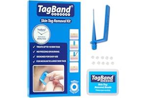 Original Tagband Skin Tag Remover, Large Removal Kit, Skintags (4mm-6mm) on Face & Body, Device Includes 10X Bands, Home Application in Minutes