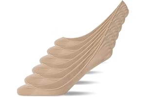 Snocks 6 Paia Calzini Invisibili Donna Uomo di Cotone Organico Calzini Fantasmini Uomo Donna Taglia 35-50 Calzini Mocassini Uomo Antiscivolo Calze Fantasmini Donna