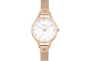 Breil, Collezione Upbeat, Orologio Donna in Acciaio IP Rose, Movimento al Quarzo Solo Tempo, con Quadrante Monocolore, Cinturino in Maglia Mesh in Acciaio, Chiusura a Scorrimento, Cassa 30 mm, Rose