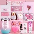 Vanilla&Coconut Pamper Gifts for Women, Unique Self Care package for Her Relaxation Spa Sets for Women Gift, Birthday Hamper Wellbeing Get Well Soon Gifts Ideas for Women Best Friend Bestie Sister Mum