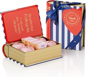 Venchi - Mini Libro con 8 Cioccolatini Assortiti 105 Gr