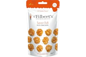 THE GREAT BRITISH CONFECTIONERY COMPANY MR FILBERTS Sweet Chilli Rice Crackers 40g - 12 Pack