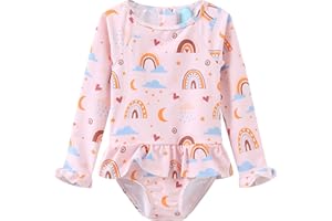 Aisyee Girls Swimming Costume Kids Girls One Piece Swimsuit Girls Swimwear