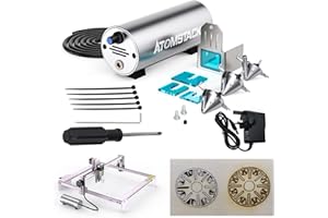 ATOMSTACK Air Assist Kit, 10-30L/min Adjustable Airflow, Air Assist for Laser Engraving Machine Accessories for A5/S10/A10 Pro/X7 Pro Series Laser Engraving, for Smoother Cut and Engraving Edges