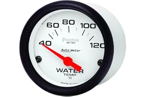 Auto Meter 5737-M Phantom Electric Water Temperature Gauge