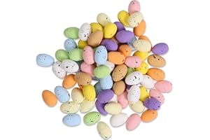 Niwieoi 100 PCS Mini Eggs,Easter Egg Decorations,Egg Decorations,Foam Eggs,Easter Basket Decorations,Decorative Eggs,Foam Eggs for Crafting,Foam Easter Eggs,Tiny Easter Eggs,Easter Decorations