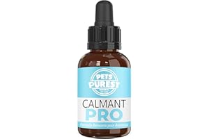 Pets Purest Supplément calmant Normal d'aide de 100% pour des Chiens, des Chats et des Animaux familiers. Réduit l'anxiété et Le Stress chez Vos Animaux de Compagnie (50ml) (FR)