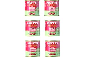 MUTTI Double Concentré de Tomates - Conserves 140 g - Lot de 6