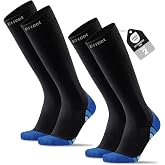 Effeet 2 Pairs of Compression Socks Women Men 20-30 mmHg &ndash; Compression Socks for Sports, Flight, Travel, Pregnancy and Foot W