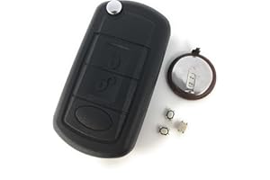 Automobile Locksmith Repair Kit - for Land Rover Discovery 3 Range Rover Sport LR3 3 Button Remote Flip Key Fob Shell Battery Switches