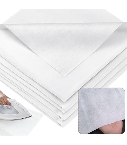 Entoilage Tissu Thermocollant Kt KILOtela 100% Coton Blanc - Renfort Rigide 102 G/m², Oeko-Tex, Au Mètre