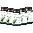 Bhumija Lifesciences Saw Palmetto Extract with Nettle Root Capsules (460 mg, 60 Capsules each) | Prostate Support, Hair Growth, Helpful in Urinary Problems | DHT Blocker (Pack of 5)