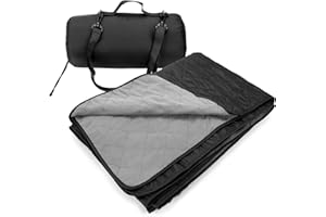 I LITTON Large Outdoor Blanket, Waterproof & Windproof Outdoor Camping Blanket Car Blanket with Carry Bag, 195x150 CM Perfect Stadium Blanket Picnic Blanket Sport Blanket Beach Camping Blanket