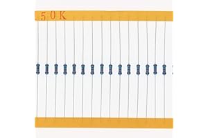 HUABAN 200 Pièces 0.25 Watts 1/4W 150K Ohm 1% Résistance à film métallique