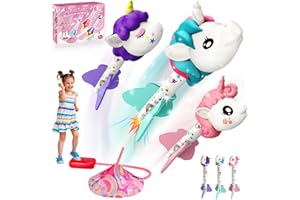 DejaNard Rocket Toy Launcher for Kids - Unicorn Gifts for Girls and Boys 3-12 Years Old - Outdoor Garden Toys - Birthday Present