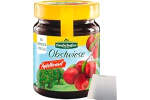 Grafschafter Obstwiese Apfelkraut fruchtig-frischer Brotaufstrich (320g Glas) + usy Block