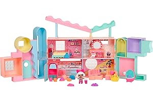 L.O.L. Surprise! Squish Sand Magic House z Tot Diva - Zestaw z Kolekcjonerską Lalką, Piaskiem Kinetycznym, Niespodziankami i Akcesoriami - Świetny dla Dziewczynek w Wieku 4+