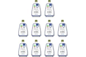 Xetron Registrador de Datos Temperatura USB 180 Días 10Pza, Registrador de Temperatura de Informe PDF de Un Solo Uso, Registro de Datos Desechable Para Cadena de Frío, Elog1