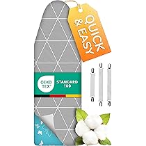 Super Soft 5 Laags Turbo Strijkplankovertrek, 120 X 45 Cm, Winnaar Uit Duitsland Oeko Tex Katoenen Bekleding Sneller Met Thermoreflectie Maten Easyfit Spanner Xl Oppervlak 125 38 Cm 1680087080