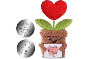 boluoboluomi Geschenke für Frauen-Schön dass es Dich gibt,Sonnenblume Deutsch Glücksbringer,Beste Freundin Geschenke Geschenke für Abschiedsgeschenk Kollegin,Ruhestand Geschenk