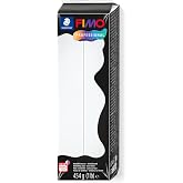 STAEDTLER FIMO Professional 8041 Clay &ndash; White, 454 g | Firm baked clay with high shape stability &ndash; for fine and delicate work