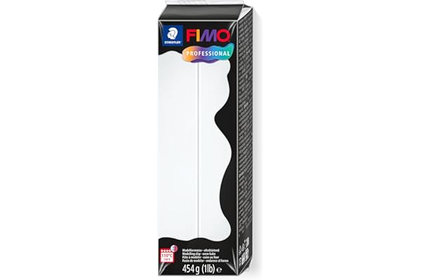 Staedtler FIMO professional - Pain pâte à modeler - 454 grammes - Blanc - 8041-0