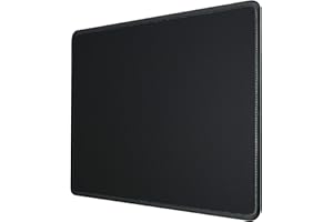 Silent Monsters Mouse Mat Small 10 x 8 inches / 25 x 20 cm, black Mouse Pad, Stitched Edges, washable & rollable Mouse Pad, Gaming Home Office Mousemat, Mousepad non-slip & quiet, Desk Mat