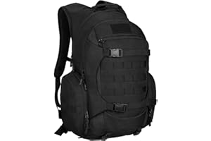 YuanWen 50L Tactical Backpack, Military Rucksack with MOLLE System, Water-Resistant Hiking Backpack for Outdoor Trekking Cycling Travel & Camping, 17‘’ Laptop Compartment Hydration Compatible