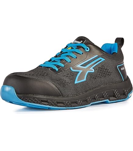 U-POWER Bc10315-43, Calzado De Seguridad Gama Style JOB Modelo Real S1P Src Talla Uomo Nero 43 Eu 83217261