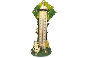 Paolo Chiari 13020 Termometro della Fattoria, Marmoresina, Multicolore, 4.5 x 10.5 x 26 cm