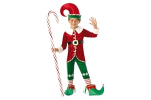 Rubies Disfraz Elfo Boy Deluxe para niños, Chaqueta con pantalón