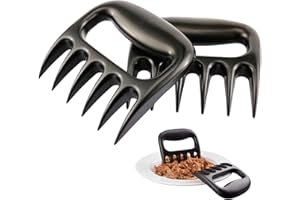 WSGFPO Pork Krallen Meat Krallen aus hitzebeständigem Shredder BBQ Fleisch Krallen BBQ Claws Meat Claws BBQ Gabeln Bärenkrallen für Grill Pulled Pork Beef oder Chicken aus Kunststoff Vollmaterial (2 Stück)