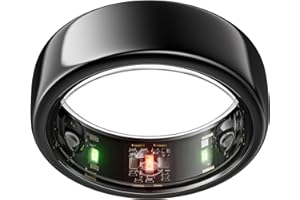 Oura Gen3 Horizon Smart Ring - Size 9, Black | Sleep, Heart Rate and Fitness Tracking Wearable - Up to 7 Day Battery Life - iOS/Android Compatible - Size First with Oura Sizing Kit